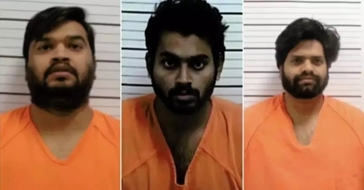 ഇന്ത്യന്‍ വിദ്യാര്‍ഥിയെ 7 മാസത്തോളം പൂട്ടിയിട്ട് മര്‍ദിച്ചു; അമെരിക്കയില്‍ 3 പേര്‍ പിടിയില്‍