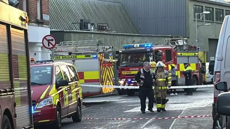 Explosion at Little Britain Street in Dublin Photo - Owen Breslin