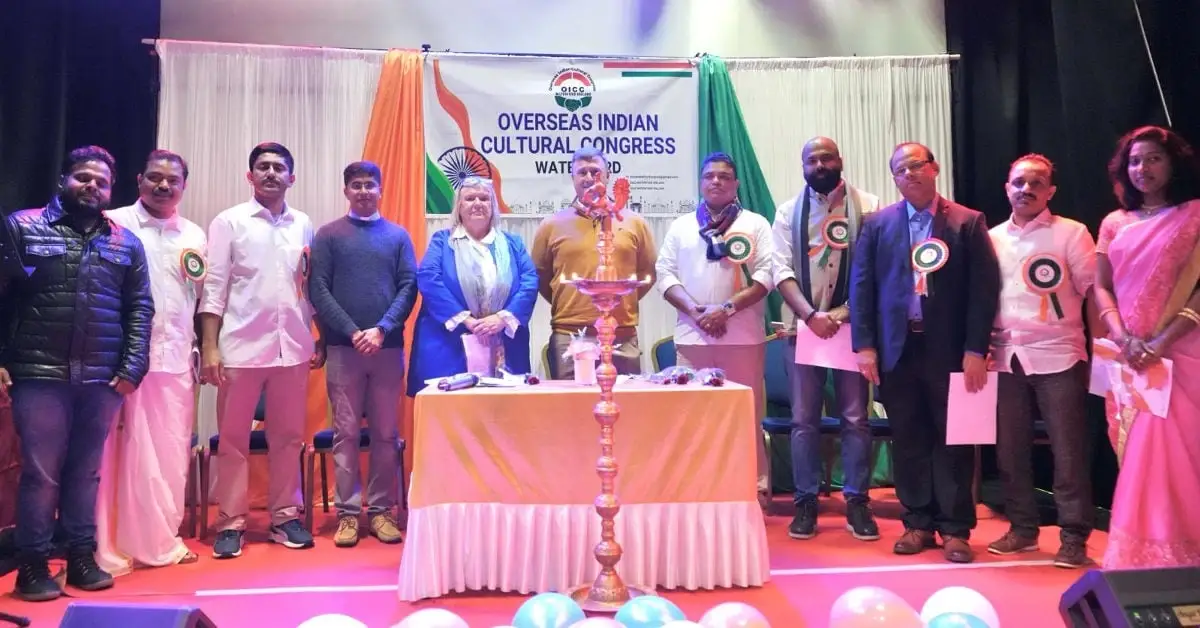 The Republic Day celebrations organized by the OICC Ireland Waterford Unit turned out to be colourful