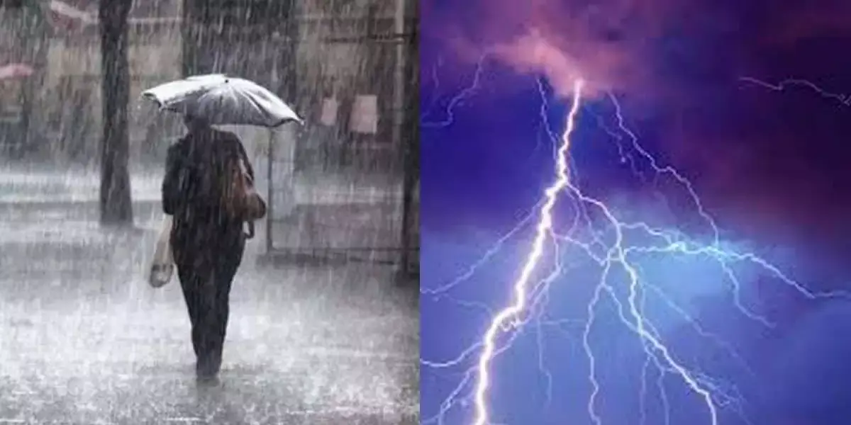 കനത്ത മഴയും ഇടിമിന്നലോട് കൂടിയ മഴയും അനുഭവപ്പെടുമെന്ന് മെറ്റ് ഐറിയൻ മുന്നറിയിപ്പ്