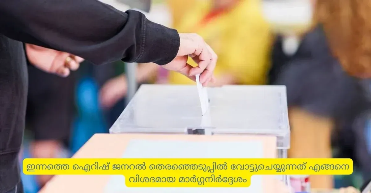 ഇന്നത്തെ ഐറിഷ് ജനറൽ തെരഞ്ഞെടുപ്പിൽ വോട്ടുചെയ്യുന്നത് എങ്ങനെ: വിശദമായ മാർഗ്ഗനിർദ്ദേശം