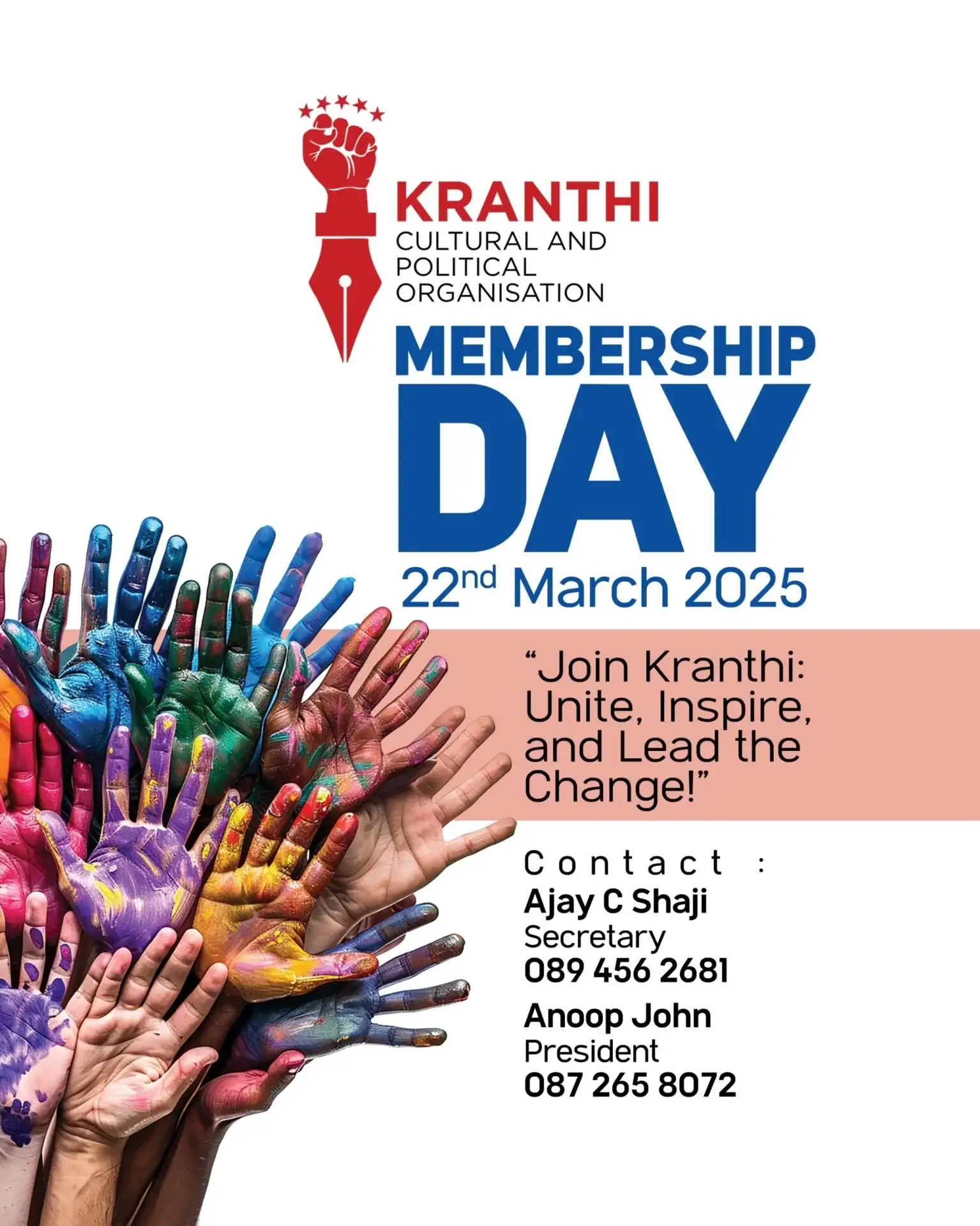 kranthi membership day march 22