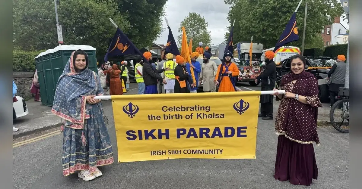thousands gather for dublin's annual sikh parade celebrating vaisakhi