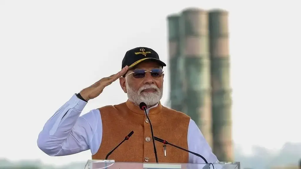 pm modis stern warning to pakistan from adampur air base