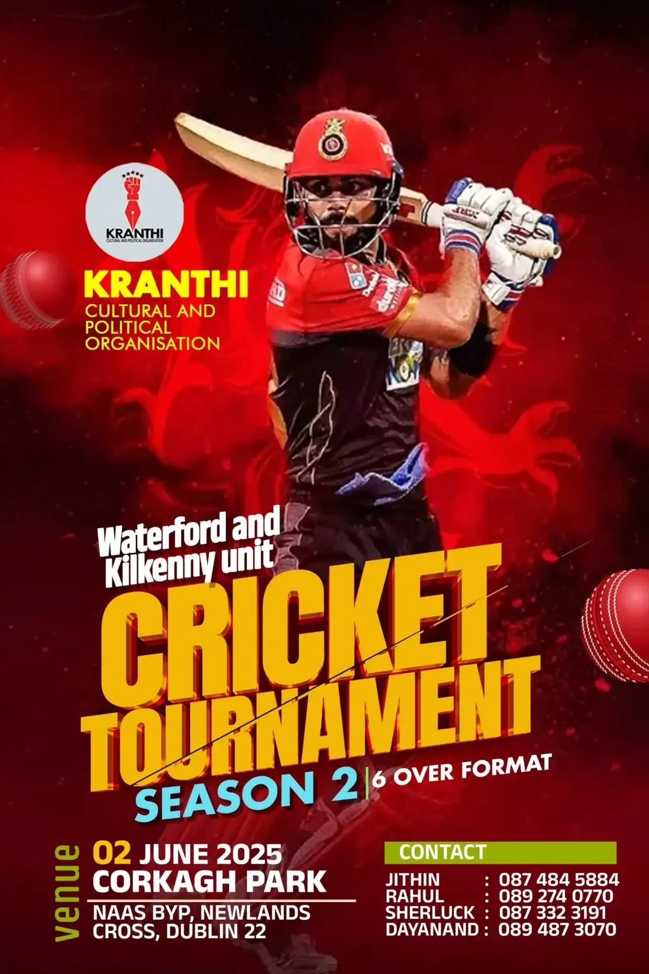 waterford kilkenny cricken tournament season 2